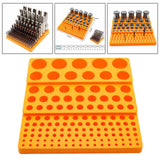 Maxbell Milling Cutter Storage Box Holder Sturdy Accessory Professional Storage Tray yellow