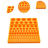 Maxbell Milling Cutter Storage Box Holder Sturdy Accessory Professional Storage Tray yellow