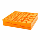 Maxbell Milling Cutter Storage Box Holder Sturdy Accessory Professional Storage Tray yellow
