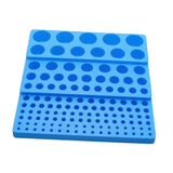 Maxbell Milling Cutter Storage Box Holder Sturdy Accessory Professional Storage Tray blue