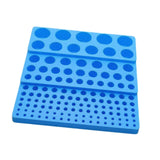 Maxbell Milling Cutter Storage Box Holder Sturdy Accessory Professional Storage Tray blue