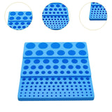 Maxbell Milling Cutter Storage Box Holder Sturdy Accessory Professional Storage Tray blue