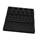 Maxbell Milling Cutter Storage Box Holder Sturdy Accessory Professional Storage Tray black