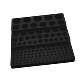 Maxbell Milling Cutter Storage Box Holder Sturdy Accessory Professional Storage Tray black