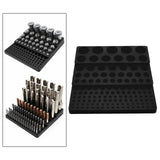 Maxbell Milling Cutter Storage Box Holder Sturdy Accessory Professional Storage Tray black