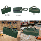 Maxbell Heavy Duty Tool Bag Carry Canvas Tool Tote for Work Home Improvemen Handymen Style A