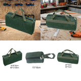 Maxbell Heavy Duty Tool Bag Carry Canvas Tool Tote for Work Home Improvemen Handymen Style A