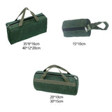 Maxbell Heavy Duty Tool Bag Carry Canvas Tool Tote for Work Home Improvemen Handymen Style A