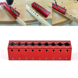 Maxbell Drill Guide Jig Accessories Sturdy Punch Drilling Jig Convenient Drill Block