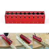 Maxbell Drill Guide Jig Accessories Sturdy Punch Drilling Jig Convenient Drill Block