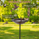 Maxbell Bird Feeder Bird Bath Waterproof Garden Yard Decor for Patio Outdoors Garden