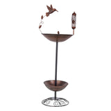Maxbell Bird Feeder Bird Bath Waterproof Garden Yard Decor for Patio Outdoors Garden