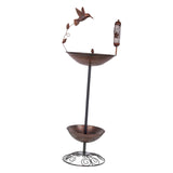Maxbell Bird Feeder Bird Bath Waterproof Garden Yard Decor for Patio Outdoors Garden