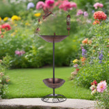 Maxbell Bird Feeder Bird Bath Waterproof Garden Yard Decor for Patio Outdoors Garden