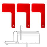 Maxbell 3Pcs Mailbox Flags Red Outdoor Universal Professional for Outgoing Mailboxes 9X5CM