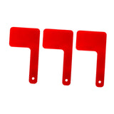 Maxbell 3Pcs Mailbox Flags Red Outdoor Universal Professional for Outgoing Mailboxes 9X5CM