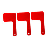 Maxbell 3Pcs Mailbox Flags Red Outdoor Universal Professional for Outgoing Mailboxes 9X5CM