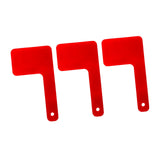 Maxbell 3Pcs Mailbox Flags Red Outdoor Universal Professional for Outgoing Mailboxes 9X5CM