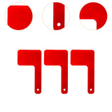 Maxbell 3Pcs Mailbox Flags Red Outdoor Universal Professional for Outgoing Mailboxes 9X5CM