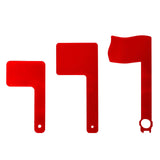 Maxbell 3Pcs Mailbox Flags Red Outdoor Universal Professional for Outgoing Mailboxes 9X5CM