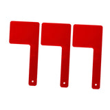 Maxbell 3Pcs Mailbox Flags Red Outdoor Universal Professional for Outgoing Mailboxes 15X7CM