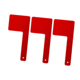 Maxbell 3Pcs Mailbox Flags Red Outdoor Universal Professional for Outgoing Mailboxes 15X7CM