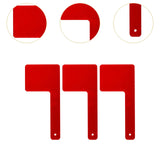 Maxbell 3Pcs Mailbox Flags Red Outdoor Universal Professional for Outgoing Mailboxes 15X7CM