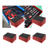 Maxbell 4Pcs Tool Box Foam, Removable for Camera Case Tabletop Miniatures DIY Crafts 56cmx45.5cmx3.8cm