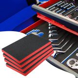Maxbell 4Pcs Tool Box Foam, Removable for Camera Case Tabletop Miniatures DIY Crafts 50cmx33.5cmx3.8cm