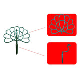 Maxbell 10 Pieces Plant Support Stakes Sturdy for Indoor Outdoor Plants Balcony Yard