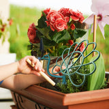 Maxbell 10 Pieces Plant Support Stakes Sturdy for Indoor Outdoor Plants Balcony Yard