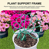 Maxbell 10 Pieces Plant Support Stakes Sturdy for Indoor Outdoor Plants Balcony Yard