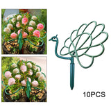 Maxbell 10 Pieces Plant Support Stakes Sturdy for Indoor Outdoor Plants Balcony Yard