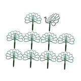 Maxbell 10 Pieces Plant Support Stakes Sturdy for Indoor Outdoor Plants Balcony Yard