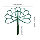 Maxbell 10 Pieces Plant Support Stakes Sturdy for Indoor Outdoor Plants Balcony Yard