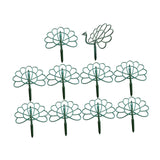 Maxbell 10 Pieces Plant Support Stakes Sturdy for Indoor Outdoor Plants Balcony Yard