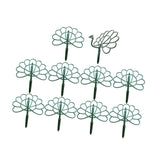 Maxbell 10 Pieces Plant Support Stakes Sturdy for Indoor Outdoor Plants Balcony Yard