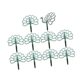 Maxbell 10 Pieces Plant Support Stakes Sturdy for Indoor Outdoor Plants Balcony Yard