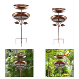 Maxbell Bird Bath Large Capacity Gifts Bird Feeder for Outdoors Bird Lovers Children Height 115 cm