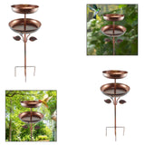 Maxbell Bird Bath Large Capacity Gifts Bird Feeder for Outdoors Bird Lovers Children Height 115 cm