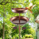 Maxbell Bird Bath Large Capacity Gifts Bird Feeder for Outdoors Bird Lovers Children Height 115 cm