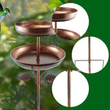 Maxbell Bird Bath Large Capacity Gifts Bird Feeder for Outdoors Bird Lovers Children Height 115 cm