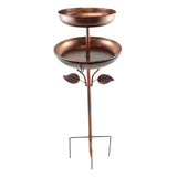 Maxbell Bird Bath Large Capacity Gifts Bird Feeder for Outdoors Bird Lovers Children Height 85 cm