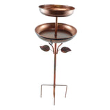 Maxbell Bird Bath Large Capacity Gifts Bird Feeder for Outdoors Bird Lovers Children Height 85 cm