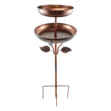 Maxbell Bird Bath Large Capacity Gifts Bird Feeder for Outdoors Bird Lovers Children Height 85 cm