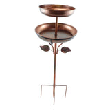 Maxbell Bird Bath Large Capacity Gifts Bird Feeder for Outdoors Bird Lovers Children Height 85 cm