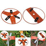 Maxbell Trimmer Head Replacement Parts Accessory 2.5cm Hole Brush Cutter Blade Head 3 Blade