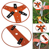 Maxbell Trimmer Head Replacement Parts Accessory 2.5cm Hole Brush Cutter Blade Head 3 Blade