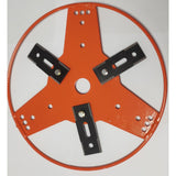 Maxbell Trimmer Head Replacement Parts Accessory 2.5cm Hole Brush Cutter Blade Head 3 Blade