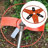 Maxbell Trimmer Head Replacement Parts Accessory 2.5cm Hole Brush Cutter Blade Head 3 Blade